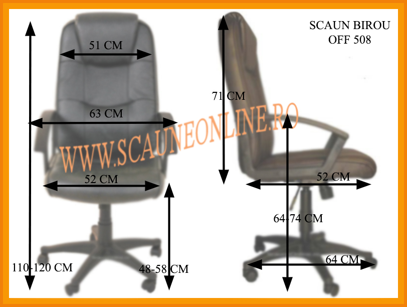Dimensiuni scaune birou OFF 508